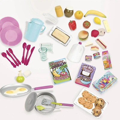R.V. Seeing You Camper Accessory Set, Our Generation, Ensemble d'aliments pour poupées de 18 po