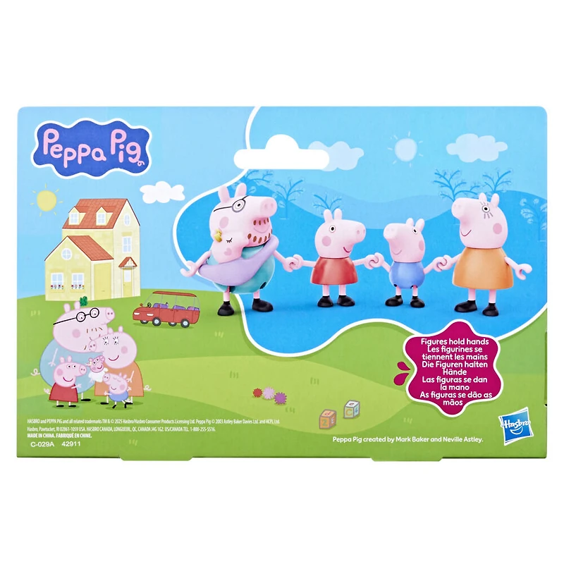 Peppa Pig Peppa's Family of Five Figure Set