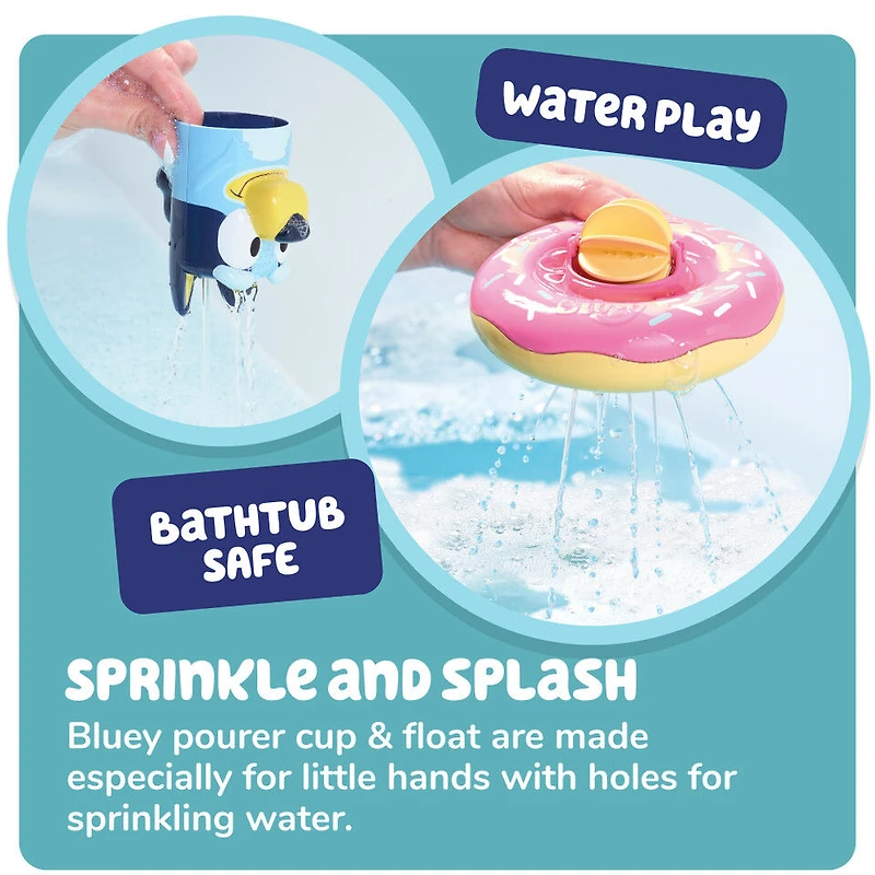 Toomies- Bluey- Splash & Float- Jouet d'eau 2 en 1
