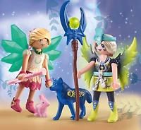 Playmobil - Crystal and Moon Fairy with Soul Animals