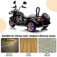 Voltz Toys Moto 12V électrique 2 places à chevaucher