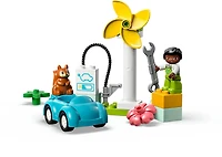 LEGO DUPLO Town Wind Turbine and Electric Car 10985 Building Toy Set (16 Pieces)