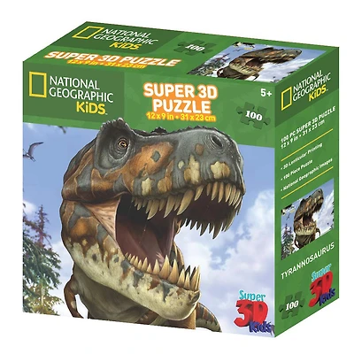 Casse-tête 3D National Geographic  Tyrannosaurus 100 pc