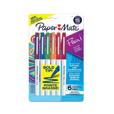 Papermate® Flair Creative (Bold) Pen - 6 Count