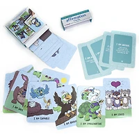 Mindful Living Affirmation Friends Cards - English Edition