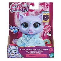furReal Flitter, le chaton, jouet interactif changeant de couleur, jouet à nourrir, sons et lumières