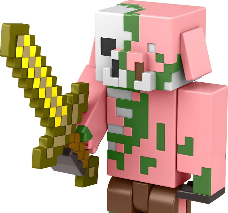 Minecraft - Figurine - Crée-Un-Portail - Piglin Zombifié
