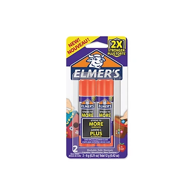 Elmer's bâton de colle extra forte, 2x6g