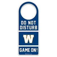 CFL Winnipeg Bluebombers door hanger