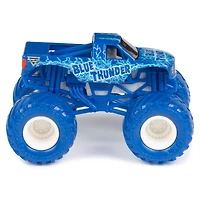 Monster Jam, Monster trucks en métal moulé Blue Thunder Vs. Full Charge officiels, échelle 1:64