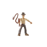 Indiana Jones Worlds of Adventure, Indiana Jones avec sac à dos d'aventure, figurine de 6 cm, jouets Indiana Jones