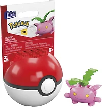 MEGA Pokemon Hoppip building set with 21 pieces and Poke Ball