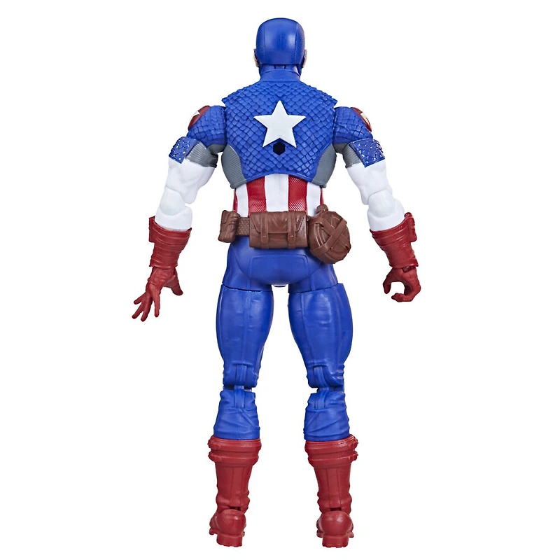 Hasbro Marvel Legends Series: Ultimate Captain America des bandes dessinées classiques Marvel Ultimates, figurine articulée de 15 cm