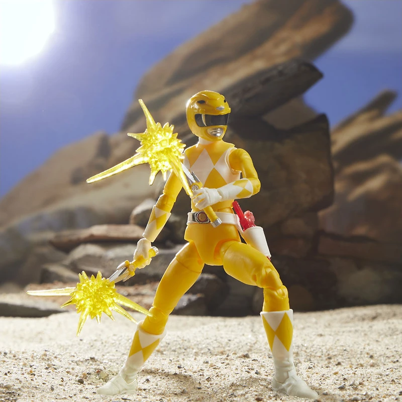Power Rangers Lightning Collection - Figurine jouet de collection Mighty Morphin Ranger jaune