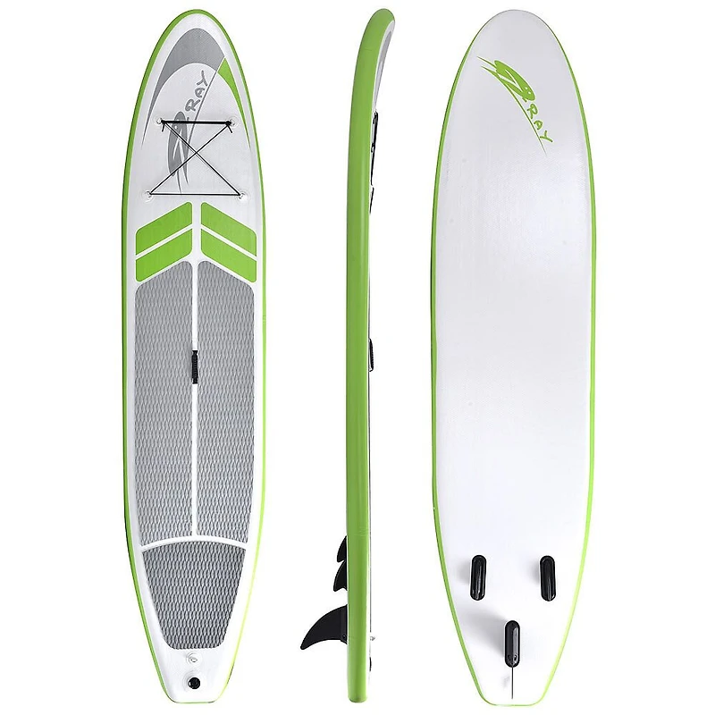 Blue Wave - Planche Manta (position debout) de 3,65 m avec pagaie et pompe manuelle