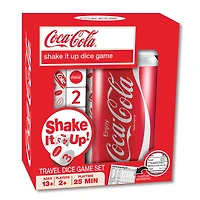 Masterpieces Puzzle Company Coca-Cola Shake it Up! jeu de plateau de Travel Dice - Édition anglaise