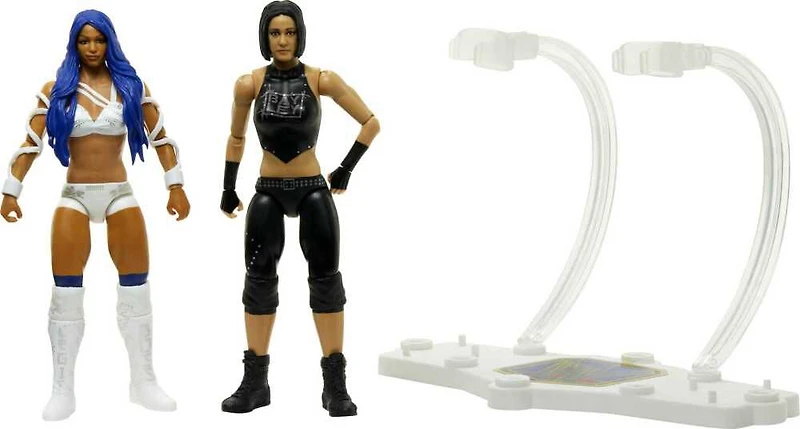 WWE - Coffret 2 Figurines Championship Showdown Sasha Banks et Bayley