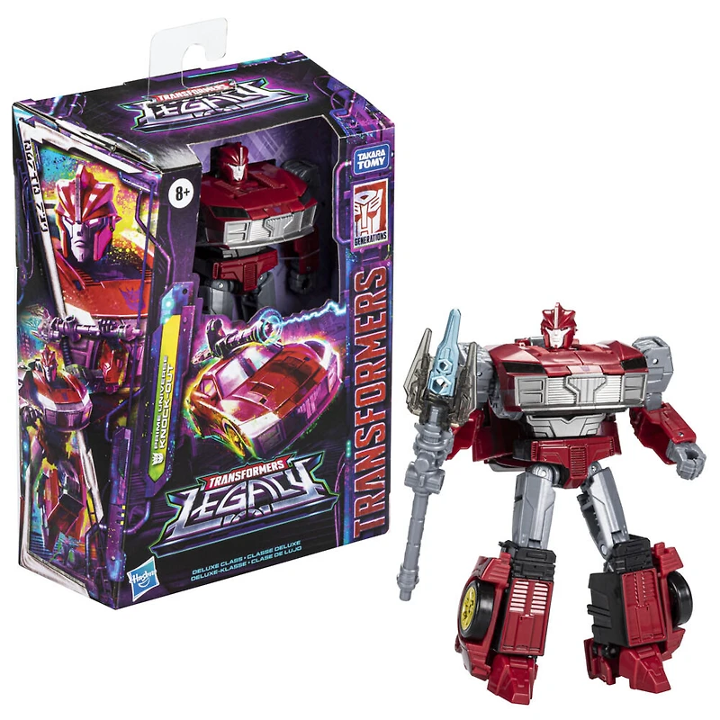 Transformers Generations Legacy, figurine Prime Universe Knock-Out classe Deluxe