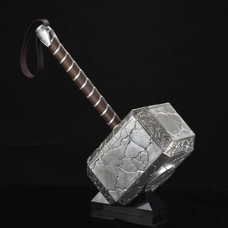 Marvel Legends, marteau électronique premium Mjolnir de Mighty Thor, article de cosplay avec sons et lumières