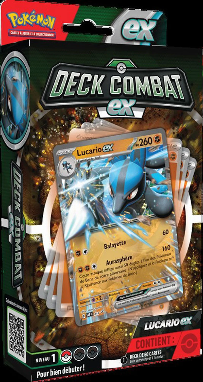 Deck de Combat Pokémon - Pharamp ex/Lucario ex - Édition française