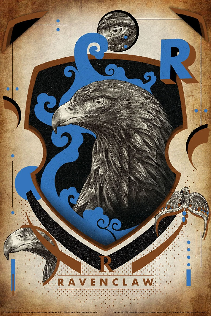 Casse-Tête dans livre d'étain Harry Potter - Ravenclaw - 300 pièces