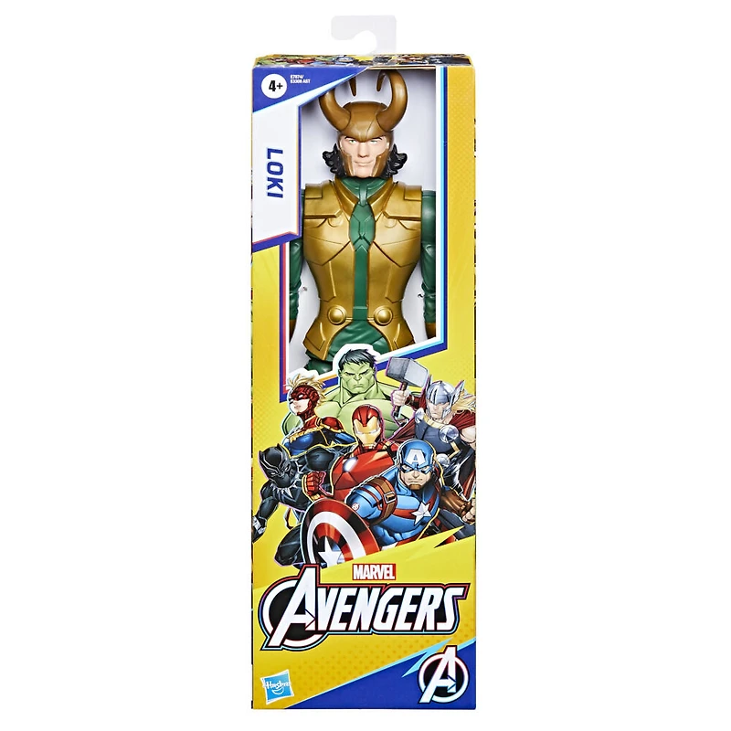 Marvel Avengers Titan Hero Series Blast Gear Loki Action Figure, 12-Inch Toy, For Kids Ages 4 And Up