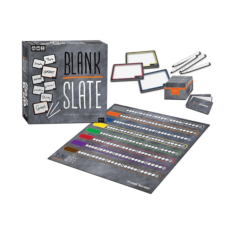 BLANK SLATE Jeu De Cartes - Édition anglaise