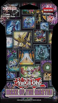 Booster et protège-cartes Maître du Labyrinthe Yu-Gi-Oh! - Édition anglaise