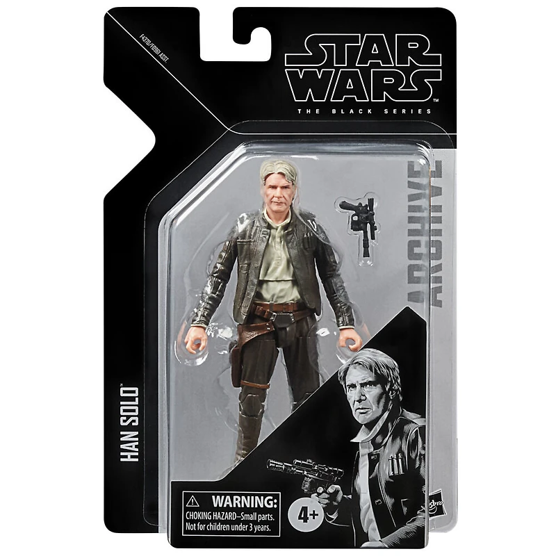 Star Wars The Black Series Archive, Han Solo, figurine de collection de 15 cm, Star Wars : Le Réveil de la Force