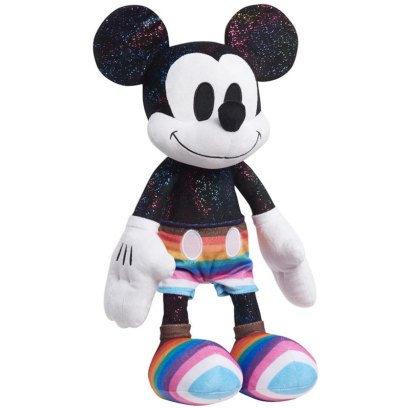 Grande peluche Mickey Mouse de 38 cm de haut, collection Disney Pride