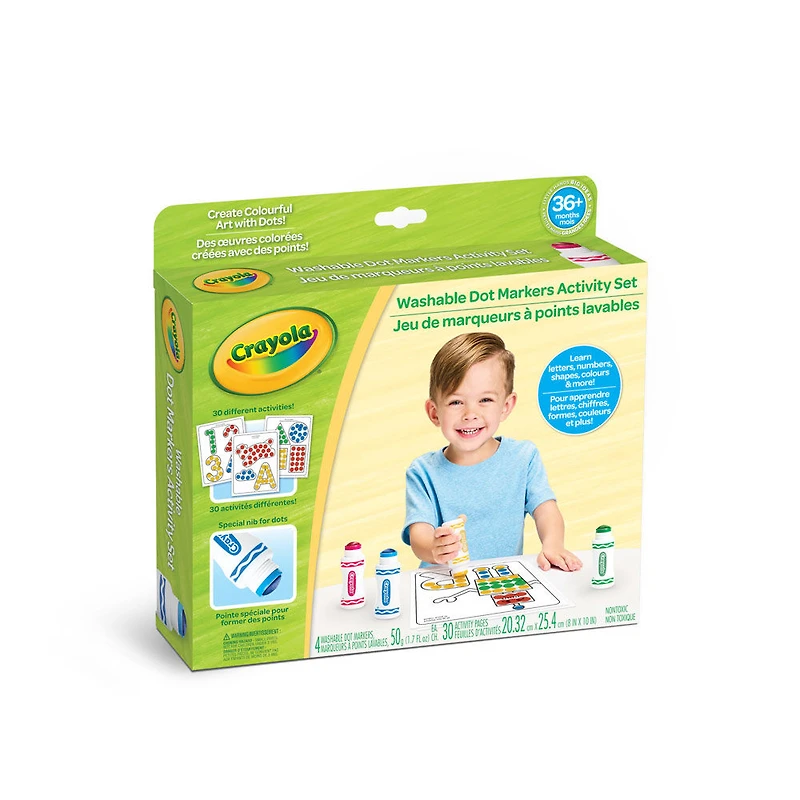 Ensemble de marqueurs à points lavables Crayola