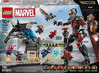 LEGO Marvel Captain America Civil War Action Battle Building Set - Superhero Toy - with 8 Minifigures and Giant Ant Man - 76314