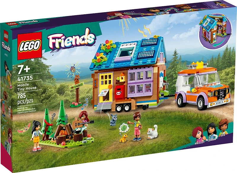 LEGO Friends La maison mobile miniature 41735 Ensemble de jeu de construction (785 pièces)