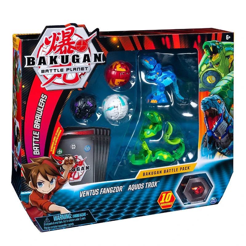 Bakugan, Battle Pack 5 personnages, Ventus Fangzor et Aquos Trox