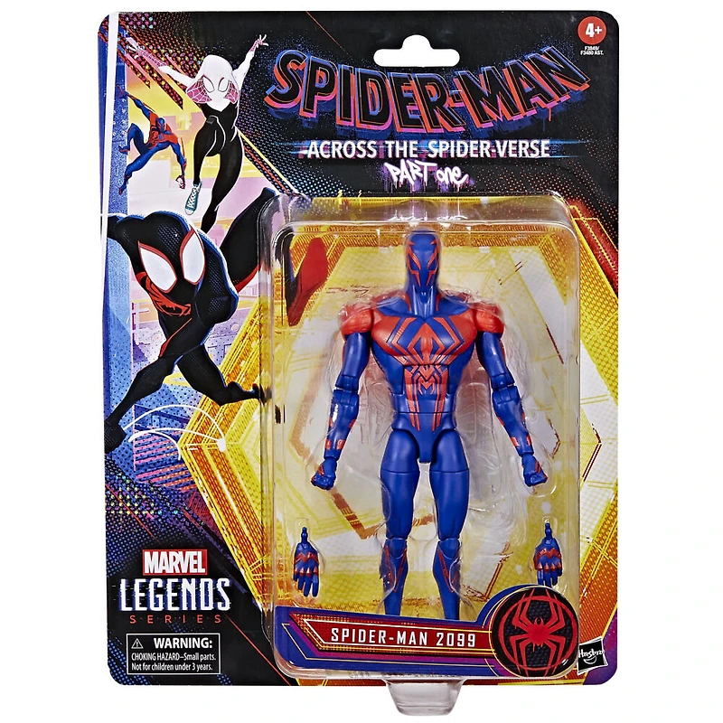 Marvel Legends Series, Spider-Man: Across the Spider-Verse (Partie 1), figurine Spider-Man 2099 de 15 cm, 2 accessoires