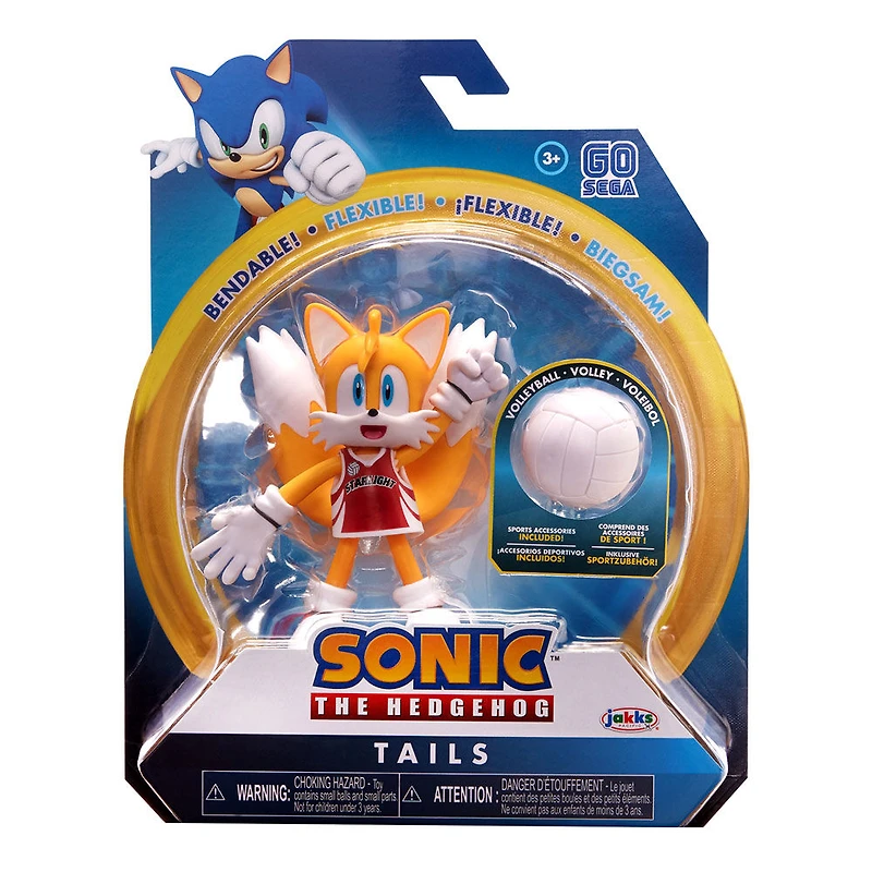 SONIC - 4" Tails avec volley-ball