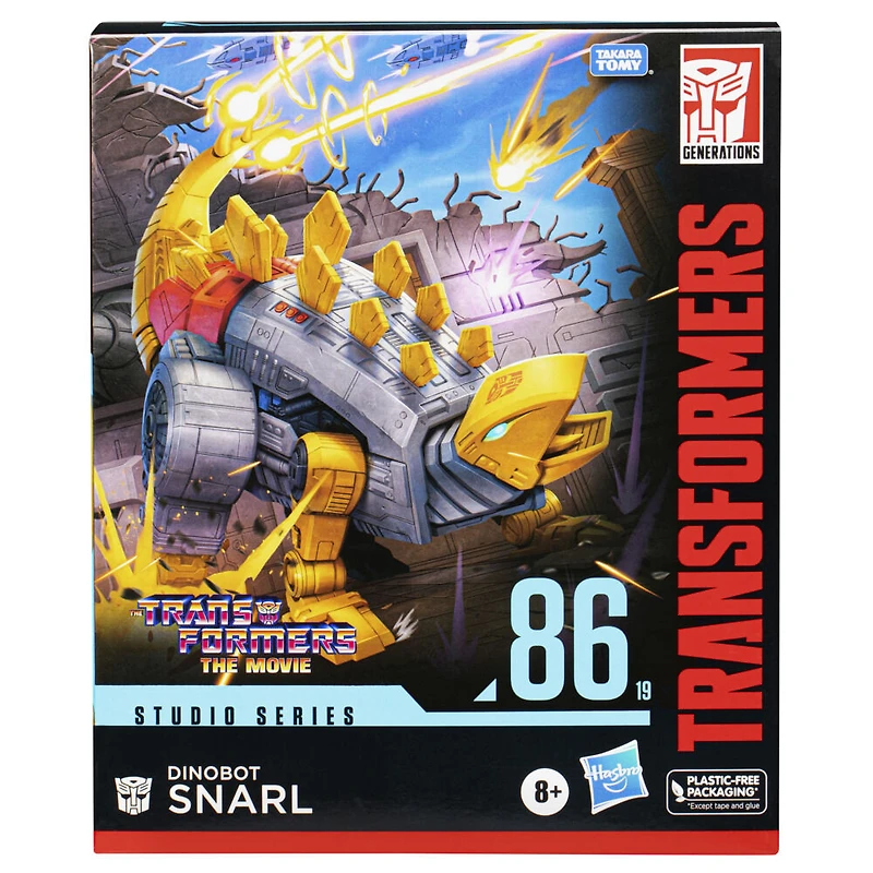 Transformers Generations Studio Series figurine 86-19 Dinobot Snarl classe Leader de 21,5 cm de Les Transformers : le film