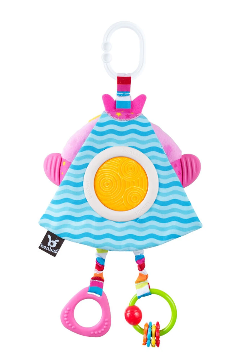 Jouet de voyage Amis Éblouissants Benbat - Princesse / Rose / 0-24 mois