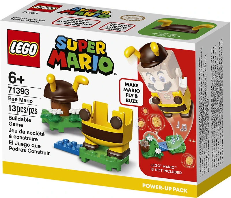 LEGO Super Mario Ensemble d'amélioration Mario abeille 71393 (13 pièces)