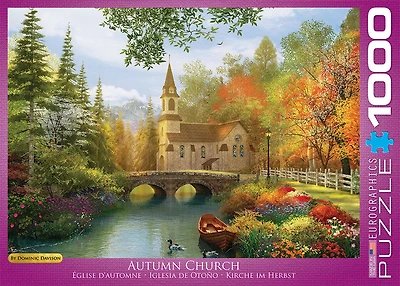 Eurographics Autumn Church 1000 Piece Puzzle