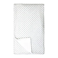 Baby Mode Signature Couverture en mousseline et peluche : grille de sauge