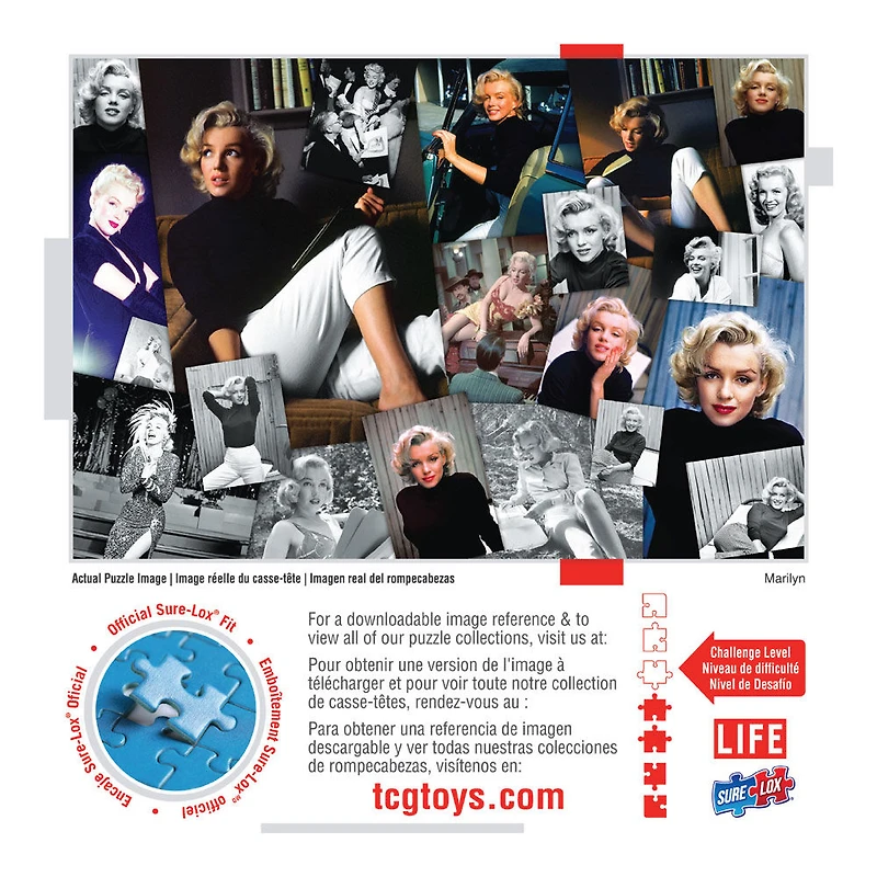 SURE-LOX - Puzzle LIFE de 500 pièces - Marilyn Monroe