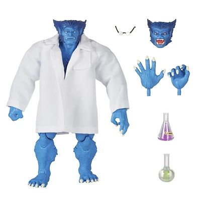 Marvel Legends Series X-Men, figurine de collection Marvel's Beast de 15 cm avec 5 accessoires
