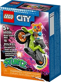 LEGO City LEGO City La moto de cascades de l'ours 60356 Ensemble de jeu de construction (10 pièces)