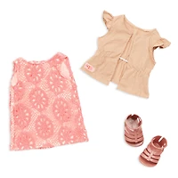 Our Generation Patience Poupée à coiffer 46 cm avec livret de coiffures - Édition anglaise