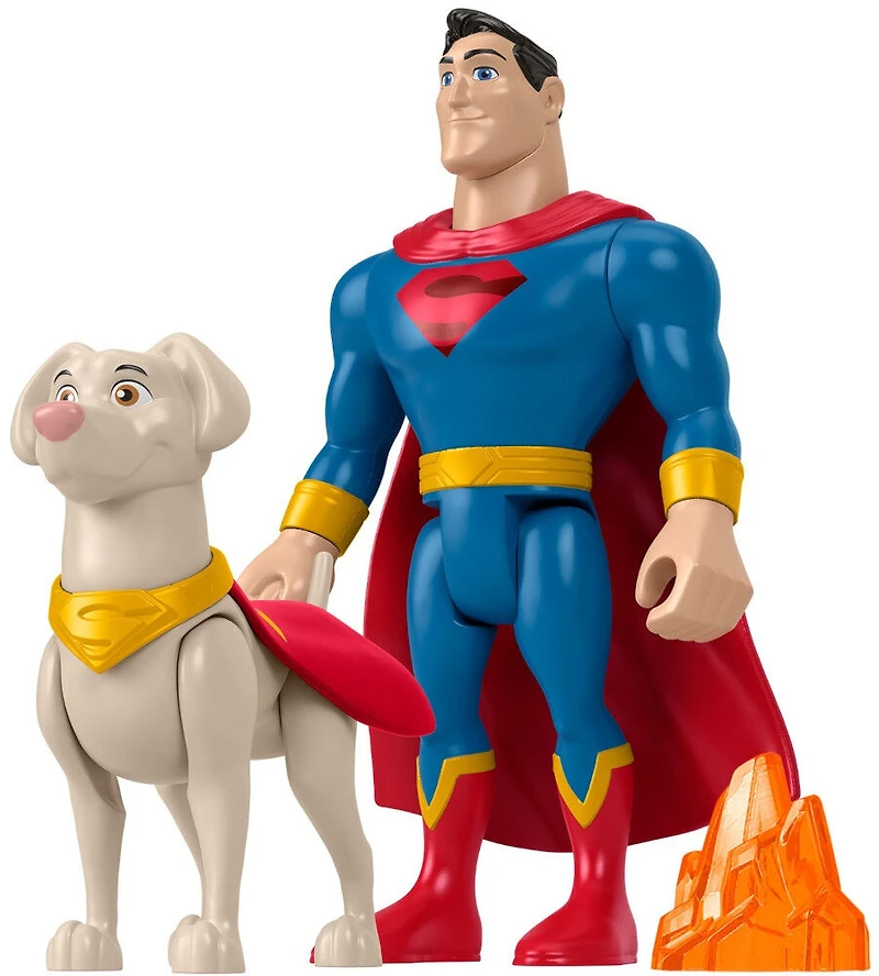 Coffret de figurines articulées DC Krypto Super-Chien – Superman et Ace