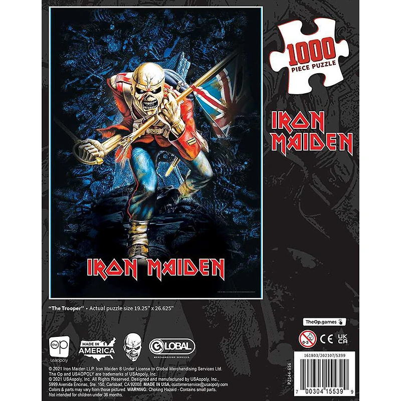 Iron Maiden "The Trooper" 1000 Piece Puzzle - English Edition