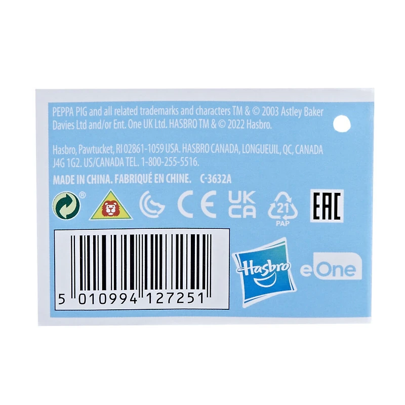 Peppa Pig Mini-véhicule, jouet préscolaire avec figurine fixe à l'intérieur (Ambulance avec Suzy Sheep)