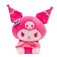 Hello Kitty et ses amis - peluche de 30,4 cm : Monochrome rose - Kuromi