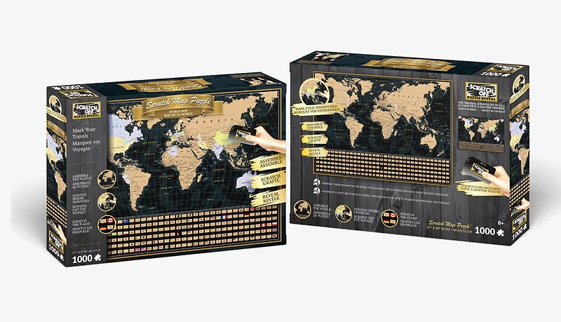 Scratch Off: Map de la World  - 1000 p